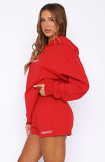 Take A Guess Lounge Shorts Red