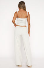 Happier Now Pyjama Pants Grey Marle