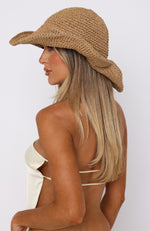 Girls Lunch Hat Light Tan