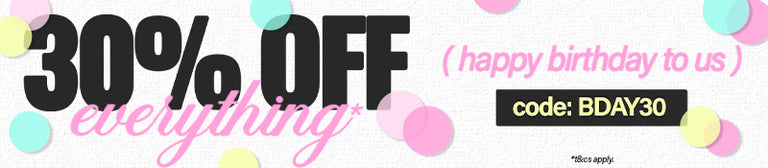 Birthday Sale - 30% Off