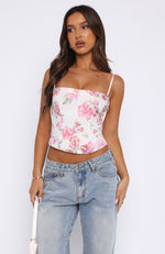 Best Of My Love Bustier Love Letters Floral