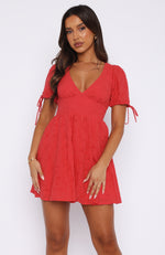 Stop Playing Games Mini Dress Red