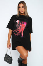 Censored Oversized Tee Black