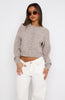 Warm Whispers Knit Cardigan Taupe