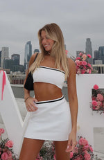 Give Me Love Crop White