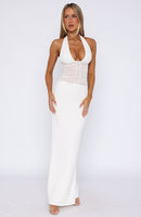 All My Love Maxi Dress White