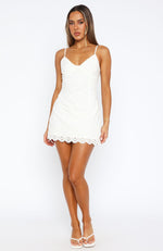 Spin Me Mini Dress White