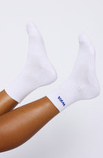 WFA Socks White/Cobalt