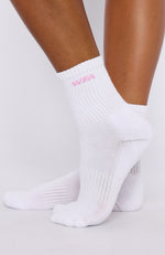 WFA Socks White/Pink