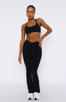 Wellness Flare Leggings Black