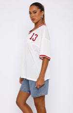 Moves To Make Oversized Sports Tee Cream