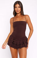 Photo ID Playsuit Chocolate