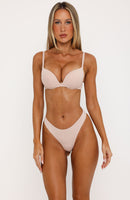 Broken Record Lingerie Set Nude