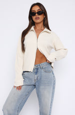 By The Fire Knit Sweater Cream