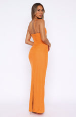 City Lights Glow Maxi Dress Orange