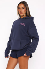 Lucky Charms Oversized Hoodie Navy