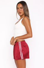 Visit Me Again Shorts Red/Pink