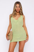 Ask Me Out Mini Dress Green