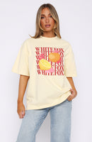 Oh So Sweet Oversized Tee Cream