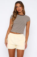 Take A Drive Relaxed Shorts Cream
