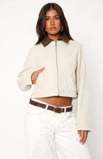 You Told Me Jacket Beige