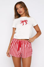 Sweetheart Pyjama Set Candy Stripe