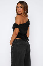Fallen For You Top Black