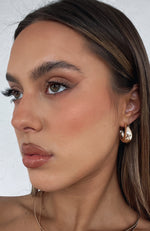 Bejeweled Earrings Gold