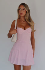 Be Polite Mini Dress Baby Pink