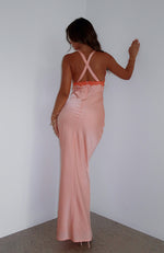 By Yourself Maxi Dress Peach