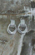 Camille Statement Earrings Silver