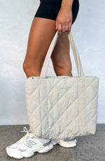Chasing Sunsets Tote Bag Cream