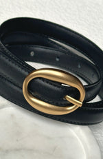 Ron Belt Black/Vintage Gold