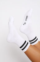 Grounded Socks White/Black