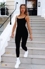 Back On My Grind Jumpsuit Black