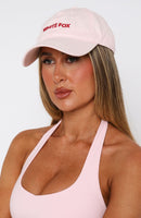 Time To Travel Cap Baby Pink/Red