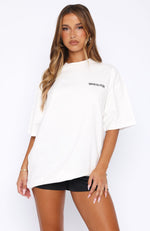 Core Classic Oversized Tee White