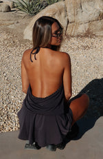 Favourite Moment Mini Dress Charcoal