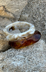 Florentin Bracelet Set Caramel Marble