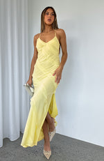 From Another World Maxi Dress Lemon Sorbet