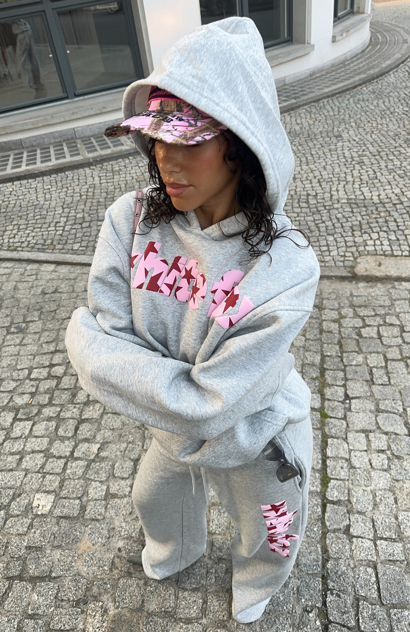 From The Archives Jaxx Oversized Hoodie Dark Grey Marle