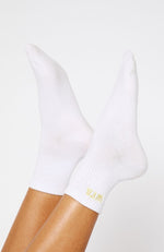 All My Highs Socks White/Lemon