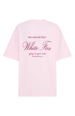 Health & Wellness Oversized Tee Pink