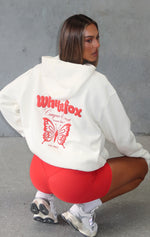 High Above Oversized Hoodie Cream