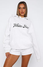 The Good Life Oversized Hoodie Grey Marle