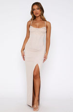 Just Be Friends Maxi Dress Sand