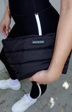 Level Up Quilted Pouch Black