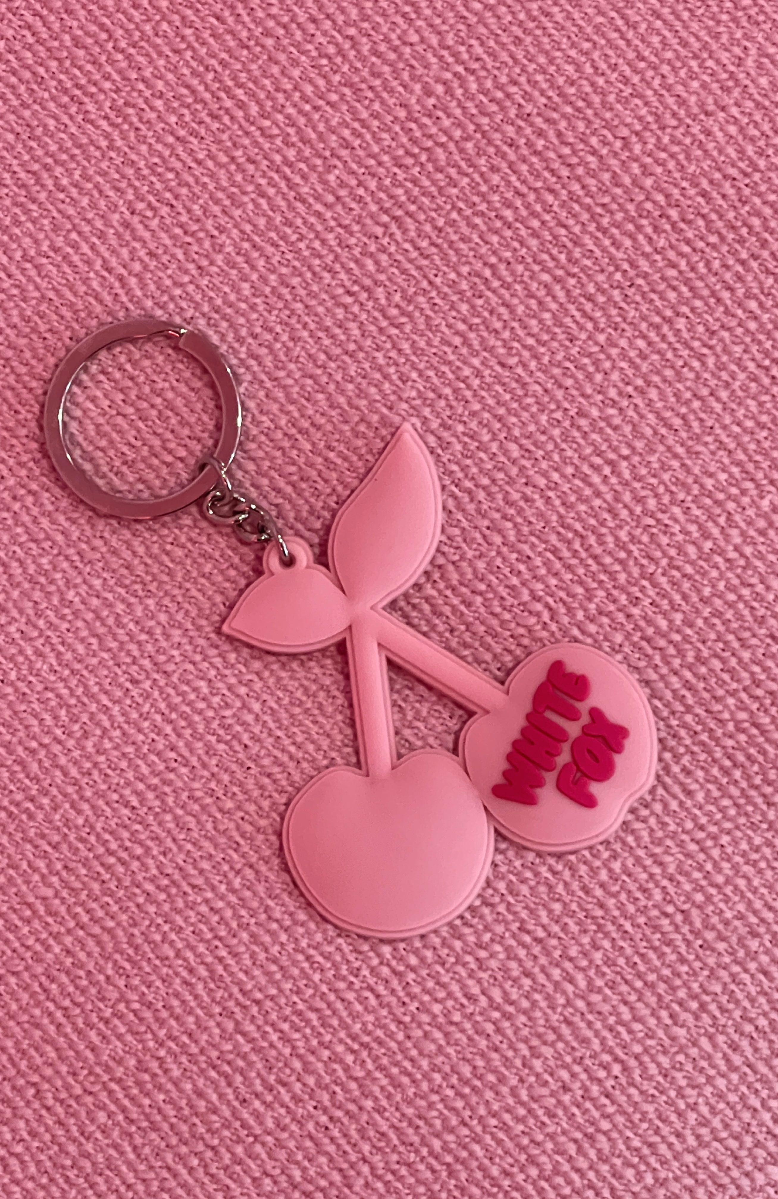 Cherry On Top Keychain Pink | White Fox Boutique