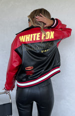 Out Of Here Bomber Jacket Black/Red