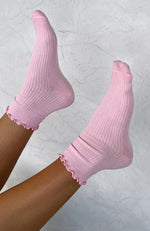 Special Someone Socks Baby Pink